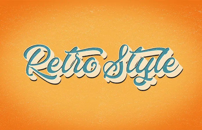 Retro Classic Style Text Effect