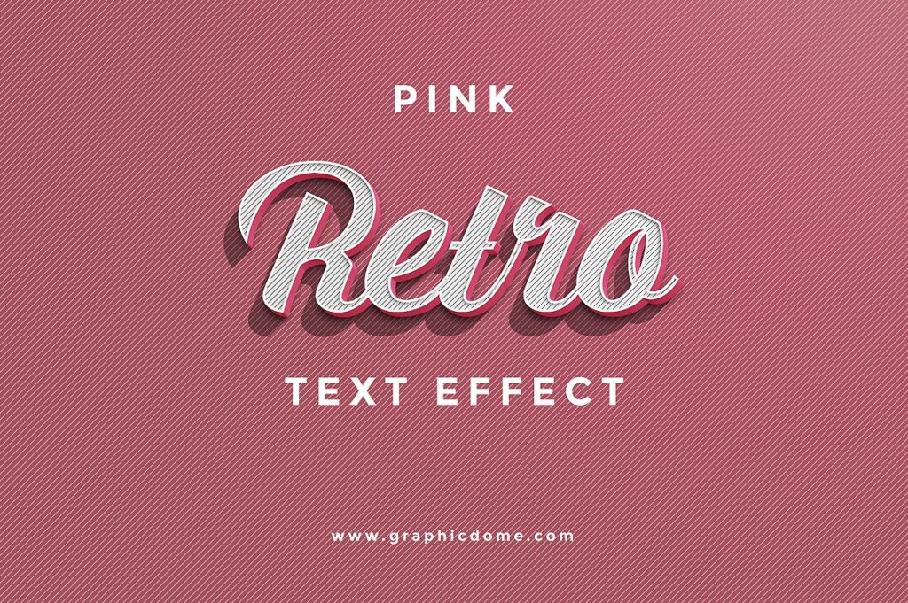 Retro Text / Logo Effect