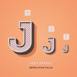 3D Nostalgic Retro Text Effect