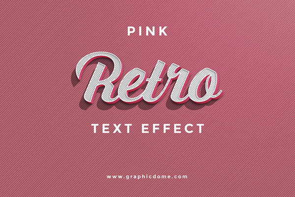 Retro Text / Logo Effect