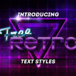 Futuristic Retro Text Styles