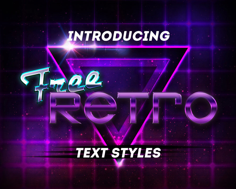 Futuristic Retro Text Styles