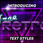 Futuristic Retro Text Styles