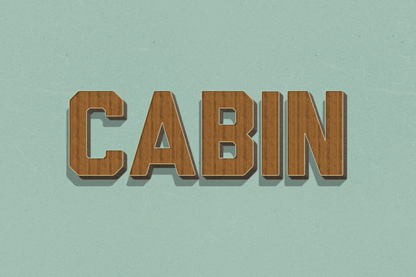 Retro Wood Text Styles
