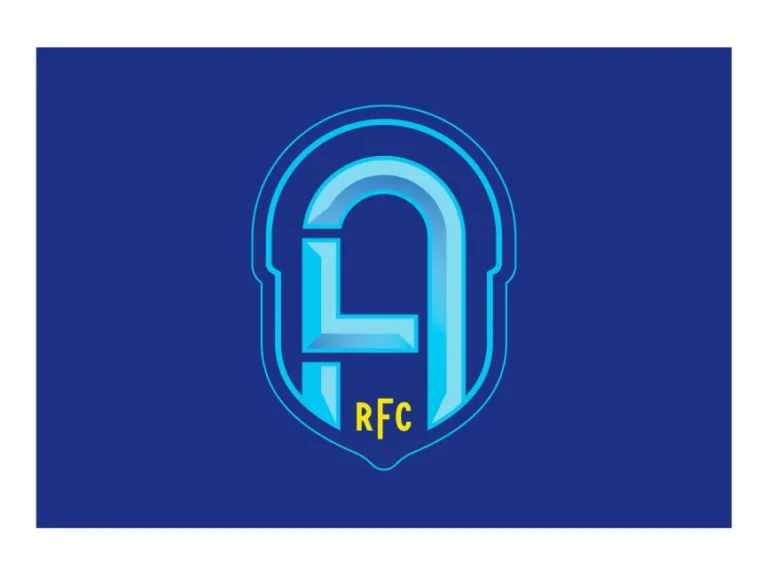 RFCLA The Rugby Football Club of Los Angeles Blue Logo