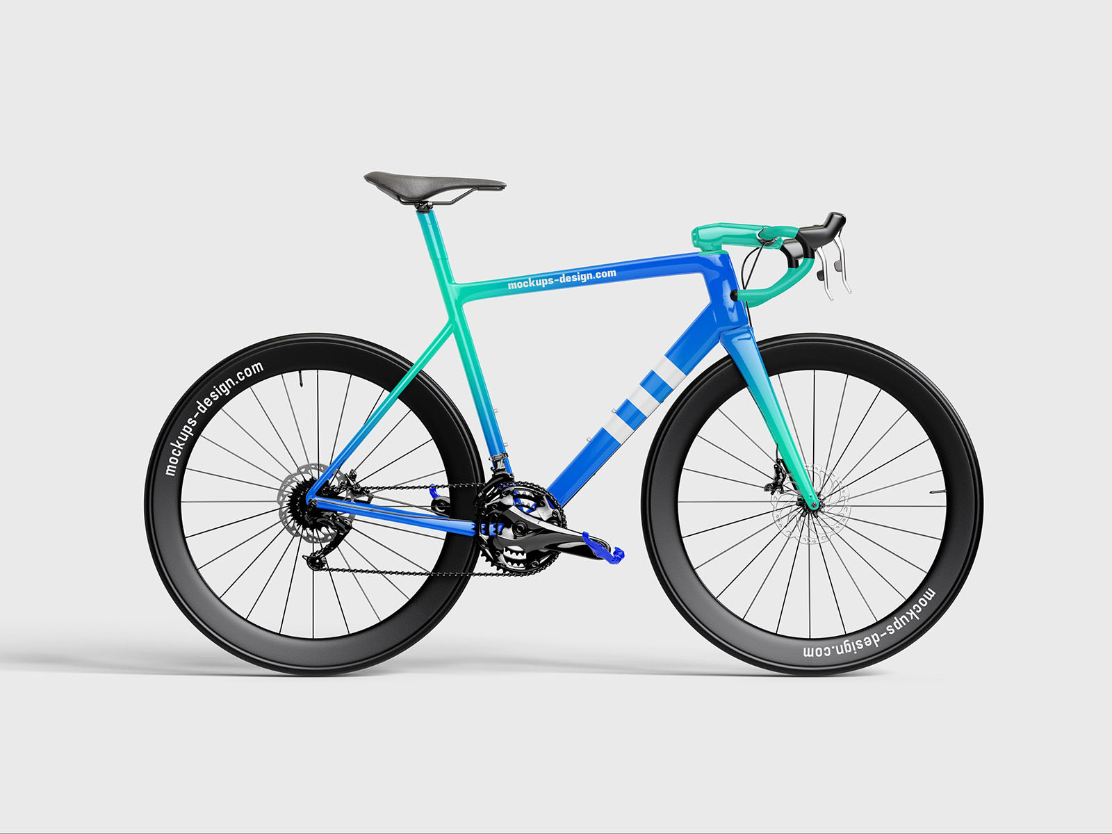 Free Road Bike Mockup PSD Template