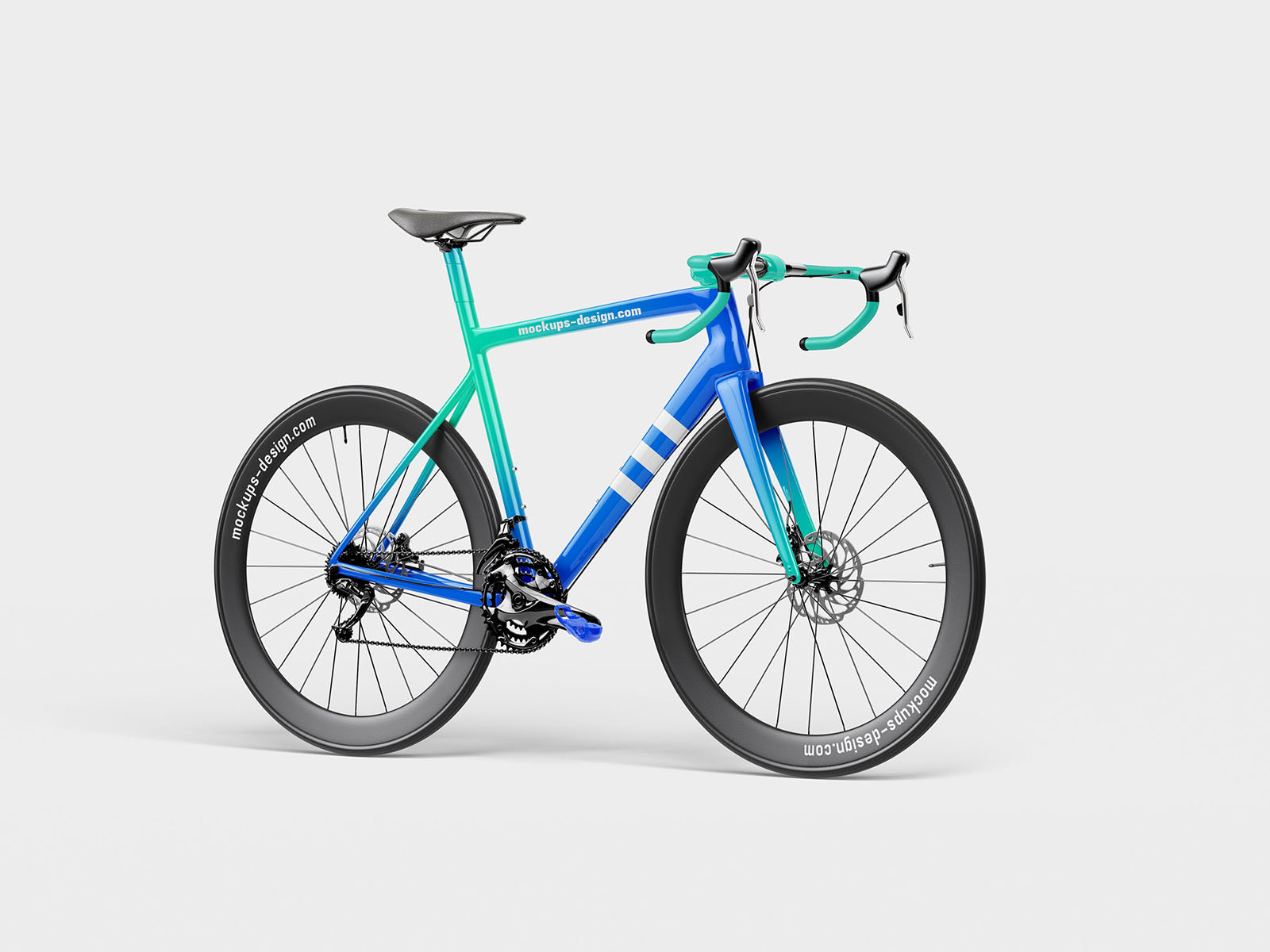 Free Road Bike Mockup PSD Template