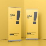 Roll Up Banner Mockup in 5 Distinct Visions