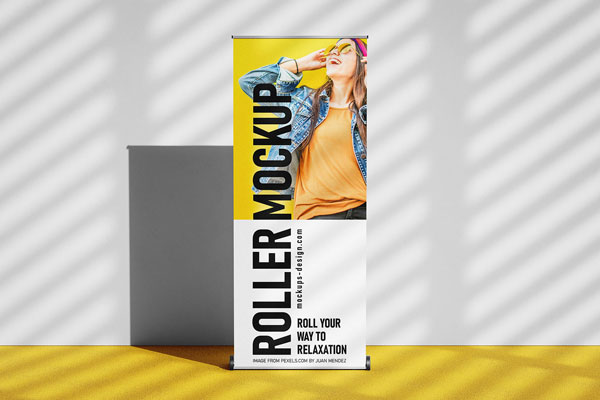 Roller Banner Mockup