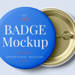 Round Badge Mockup
