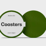 Round Coasters Mockup