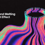 Round Melting Text Effect