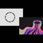 Round Melting Text Effect