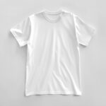 Round Neck T-shirt Mockup on Floor