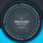 Round Patch Logo Mockup