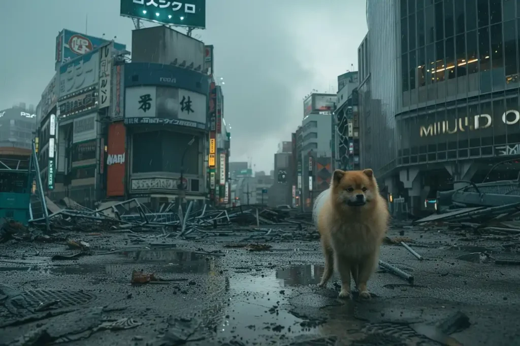 Ruined Shibuya Pomeranian