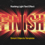 Rushing Light Text Effect