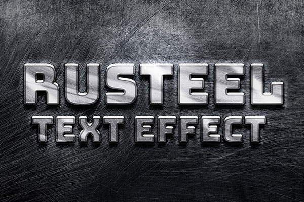 Rusteel Text Effect