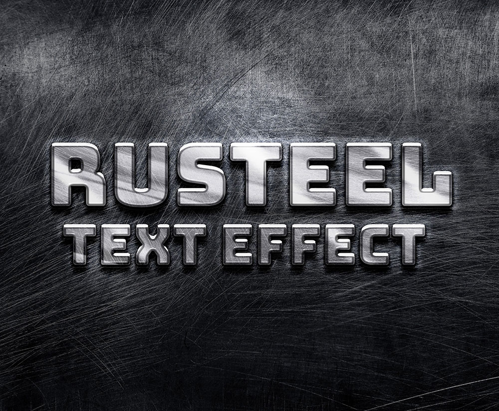 Rusteel Text Effect