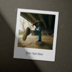 Rustic Polaroid Frame Mockup