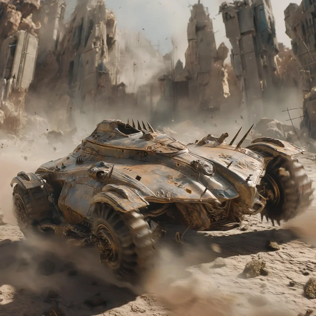 Rusty Alien War Machine