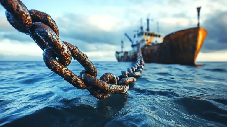 Rusty Chain from Trawler
