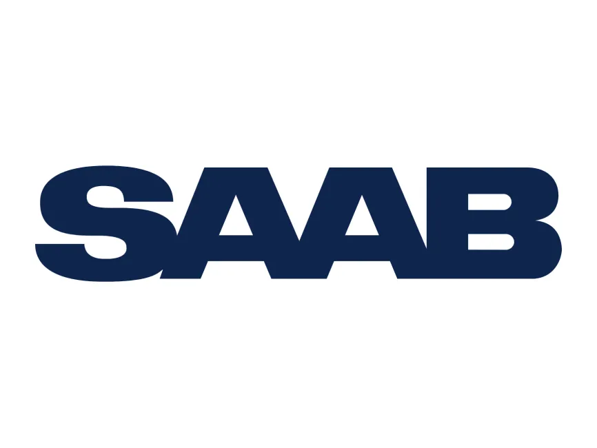 Saab Wordmark Blue Logo