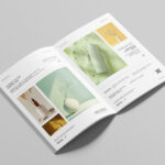 Saddle Stitch A4 Brochure Mockup