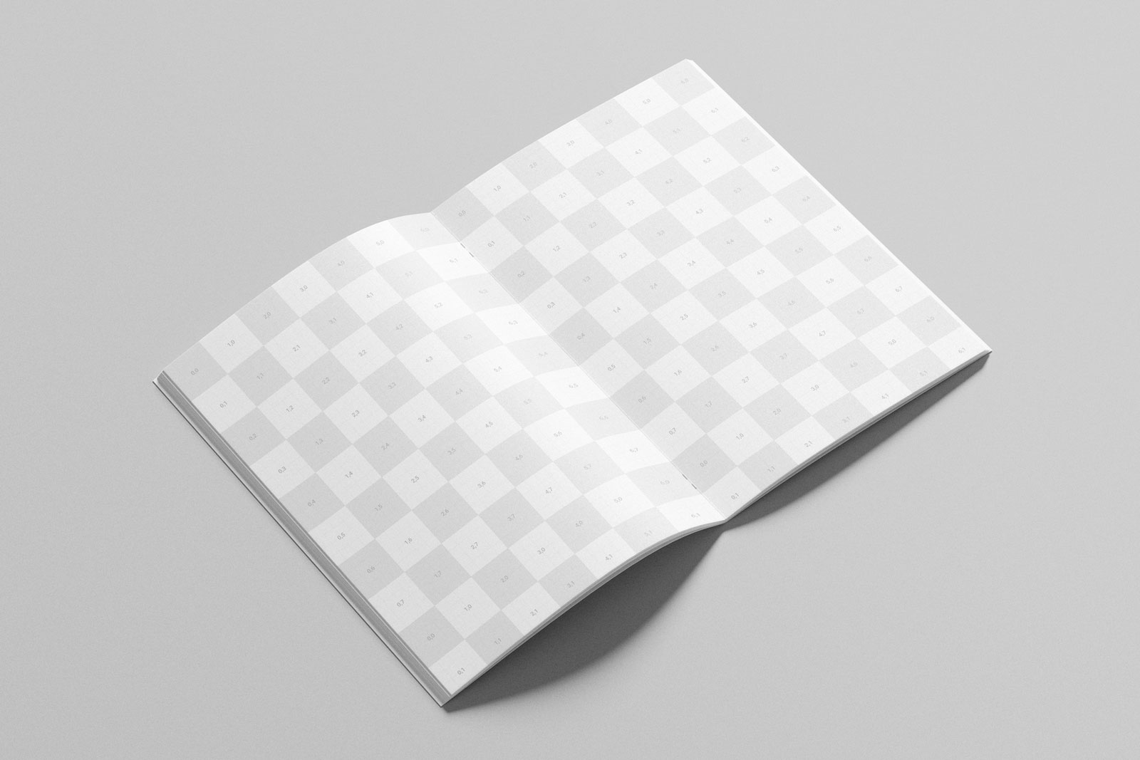 Free Saddle Stitch A4 Brochure Mockup PSD Template