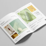 Saddle Stitch A4 Brochure Mockup