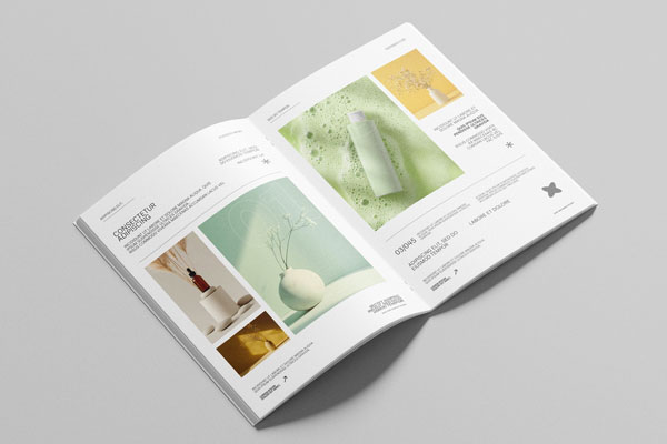 Saddle Stitch A4 Brochure Mockup