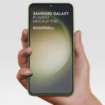 Samsung Galaxy Hand Mockup
