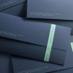 Scattered Envelopes Mockup in Top Sight