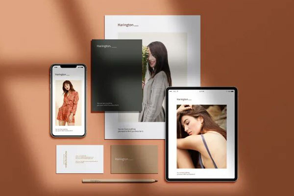 Scene Creator Mockup Featuring Stationery Laid in Top View