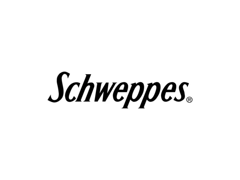 Schweppes Wordmark Black Logo