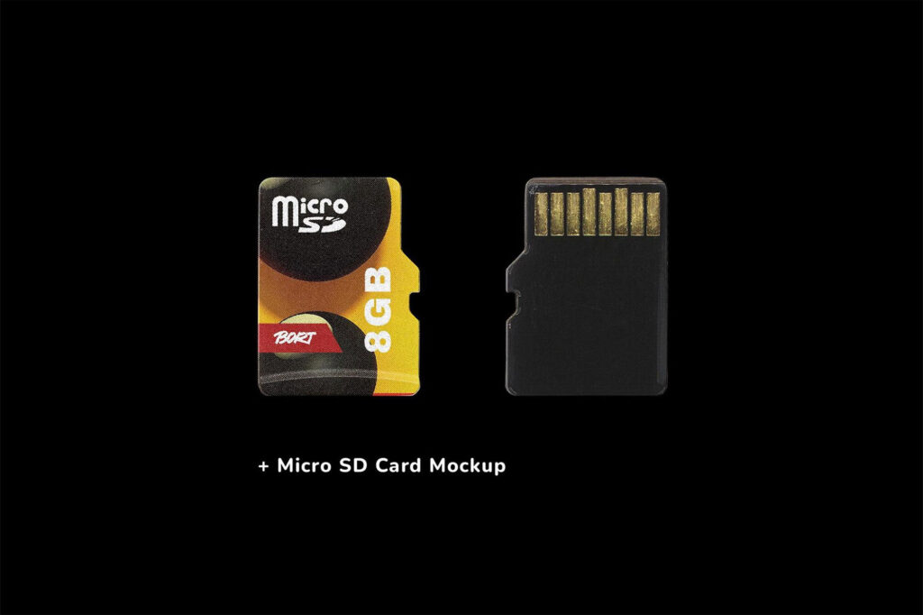 SD Card Mockup Pack