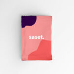 Sealed Packet Laid in Top View Mockup