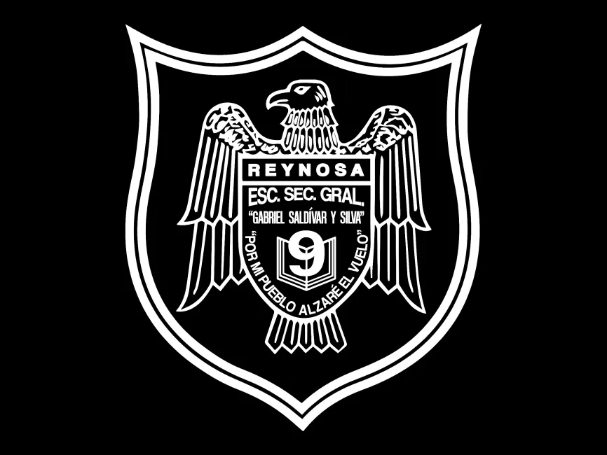 Secundaria General No. 9 Prof. Gabriel Saldivar y Silva Reynosa Logo