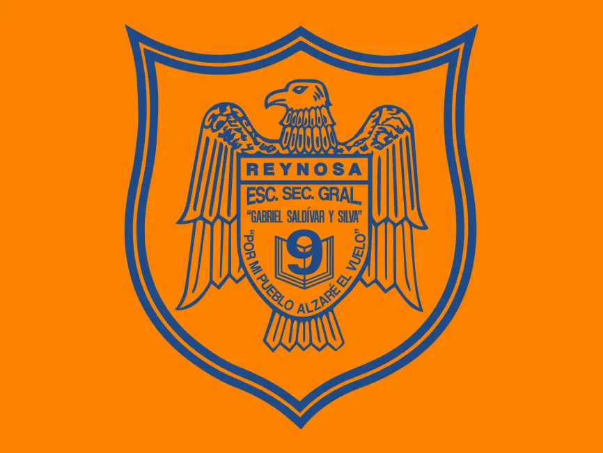 Secundaria General No. 9 Prof. Gabriel Saldivar y Silva Reynosa Logo