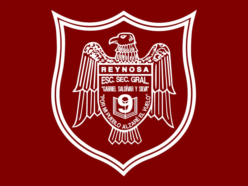 Secundaria General No. 9 Prof. Gabriel Saldivar y Silva Reynosa Logo
