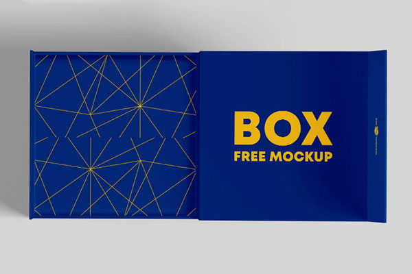 Set of Three Square Box Mockups