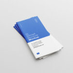 Seven Stitched DL Brochure Mockups