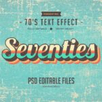 Seventies Style Text Effect