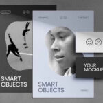 Shadow Overlay Stationery Mockup