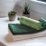 Shampoo Bottle Mockup in Perspective View
