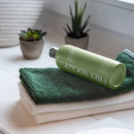 Shampoo Bottle Mockup in Perspective View
