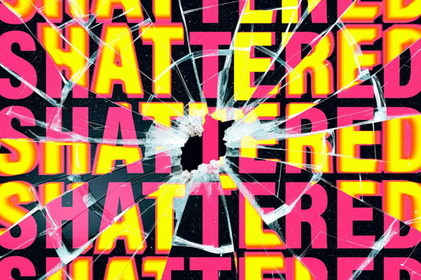 Shattered Distortion Text Effect