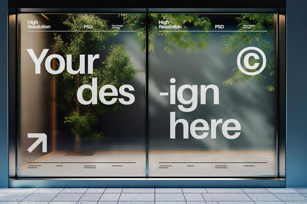 Shopfront Ad Mockup