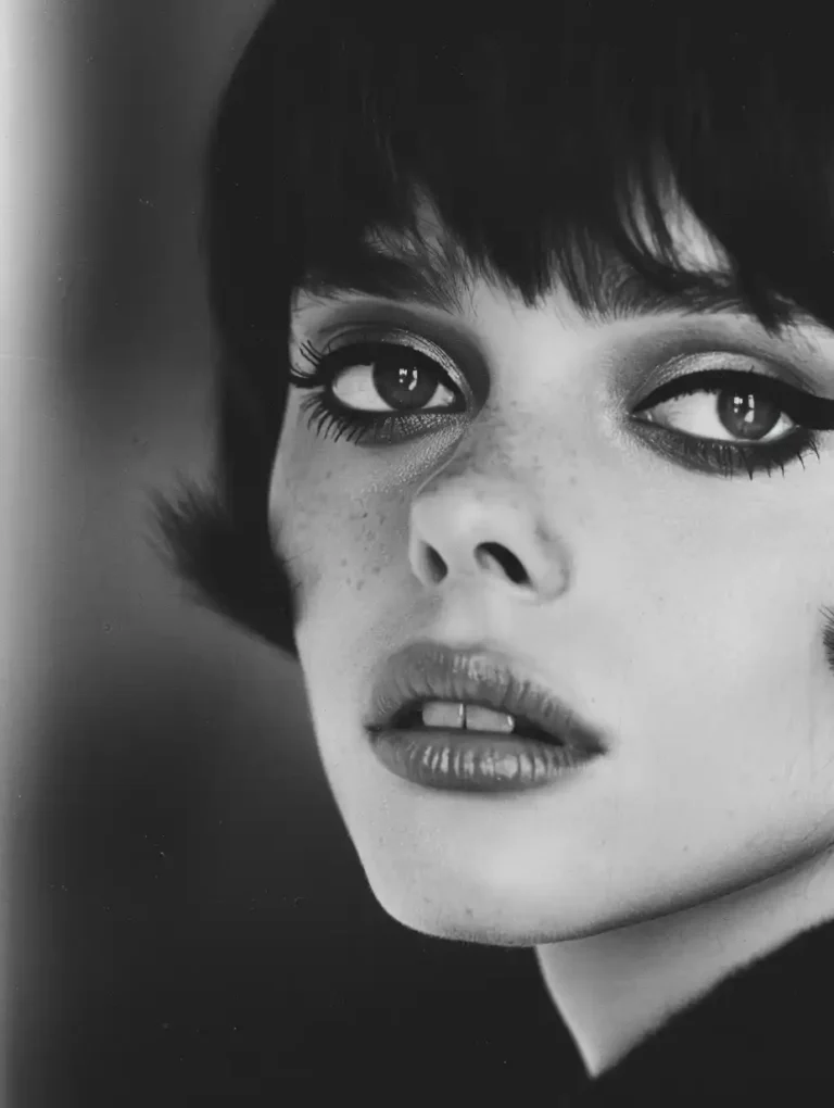 Short-Haired Woman 1960s Editorial ai prompt preview