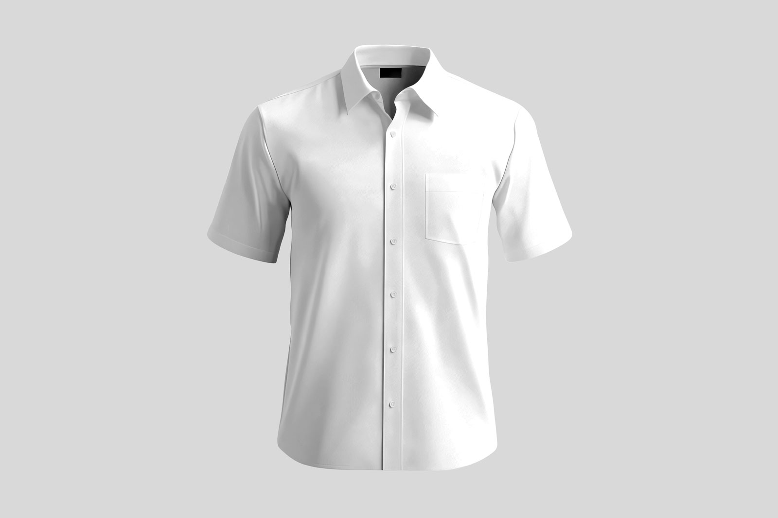 Free Short Sleeve Shirt Mockup PSD Template